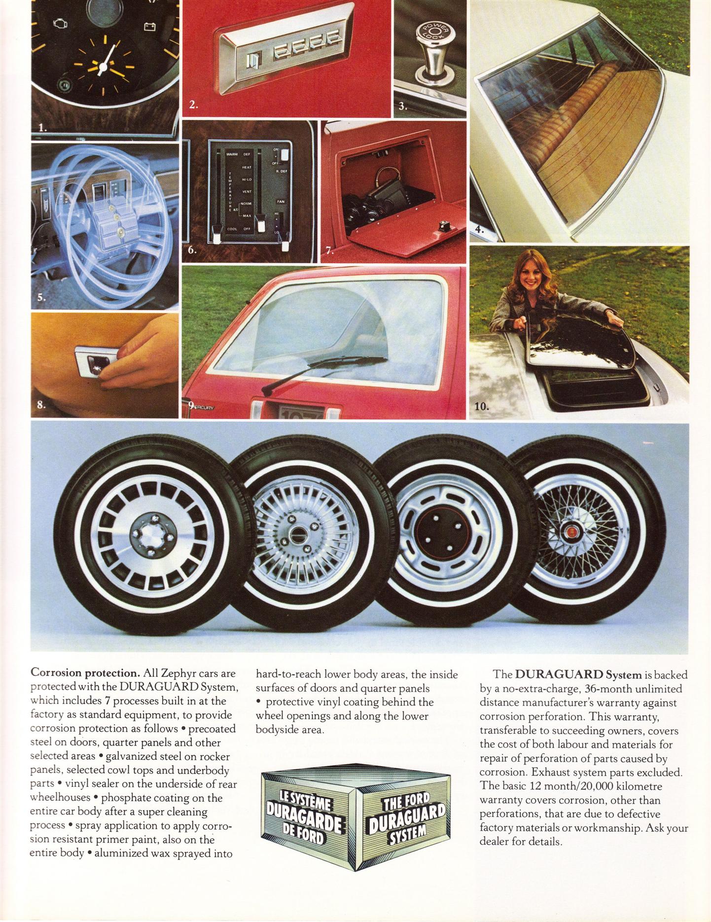 1979 Mercury Zephyr Brochure Page 7